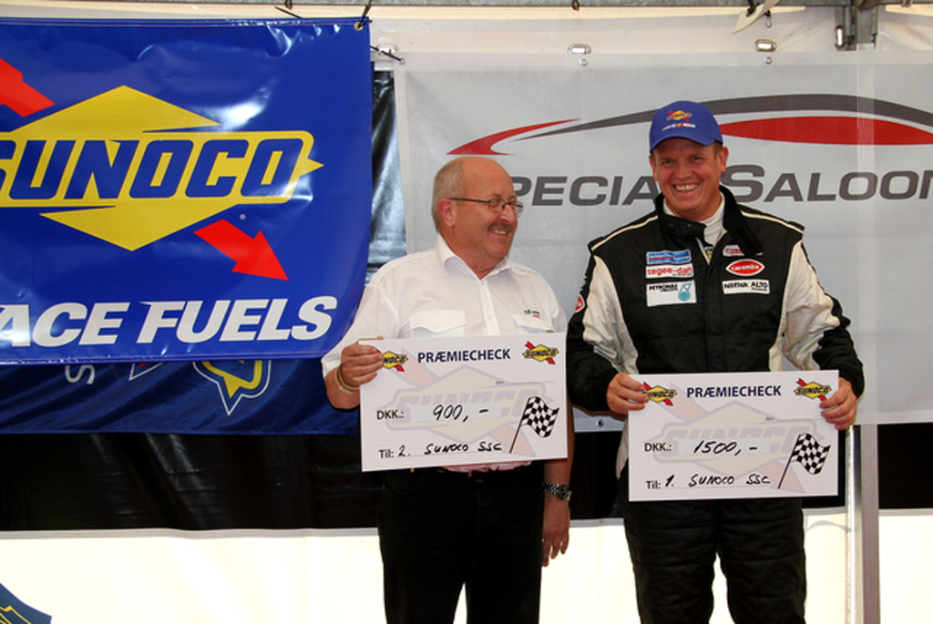 Vinderne af SS3 Sunoco Fuel Cup: nr. 1: Michael Klostermann, nr 2: Tor Brynjelsen
(Foto: Keld O. Dohm)
