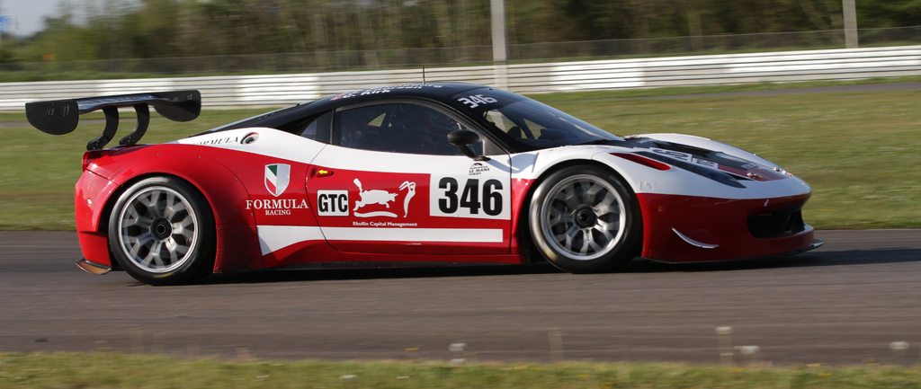 Johnny Lauersen, Jacob Brunsborg og Casper Kirk i Ferrari 458 GT3
(Foto: Motorsporten.dk)
