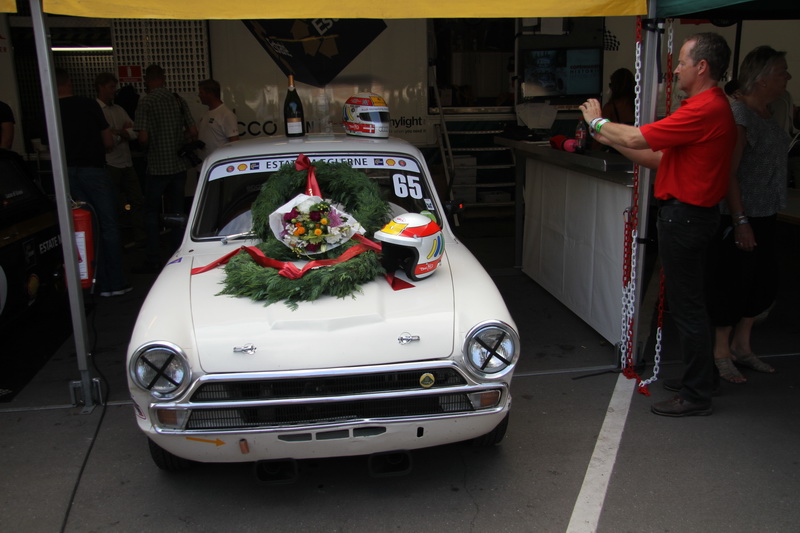 De fortjente vindere . Tom K og H.K.H. prins Joakim kunne ingen røre
(Foto: Allan Nielsen/Motorsporten.dk)