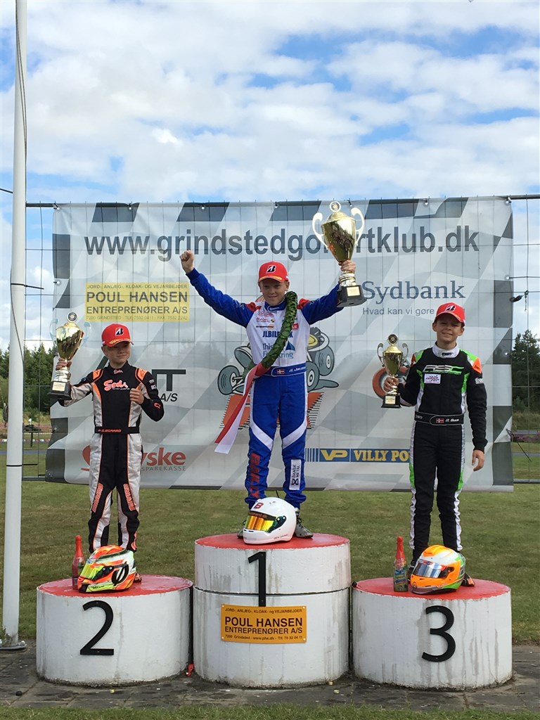 Podie #1 Malthe Jakobsen, #2 Sebations Øgaard, #3 Bastian Buus