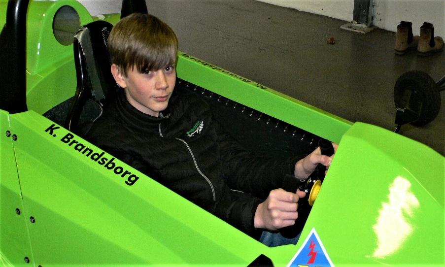 Kevin er klar til at køre Aquila Synergy Cup